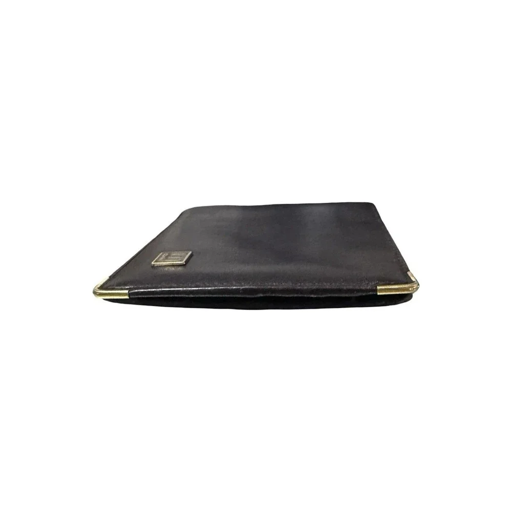 Dunhill Black Leather Bifold Mens Wallet